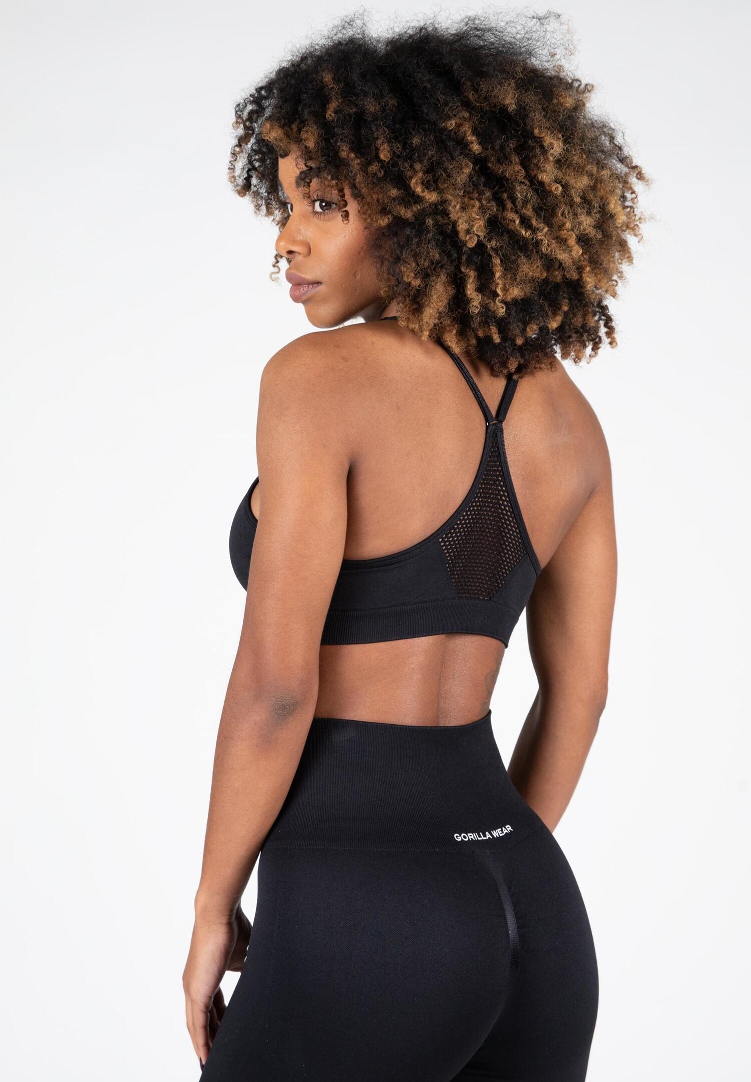 Quincy Senza soluzione di continuità Reggiseno sportivo - Nero 3/6