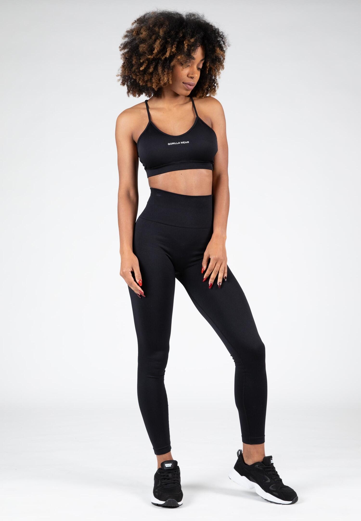 Quincy Senza soluzione di continuità Reggiseno sportivo - Nero 5/6