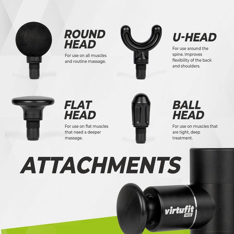 Mini pistolet de massage M1s - 4 accessoires
