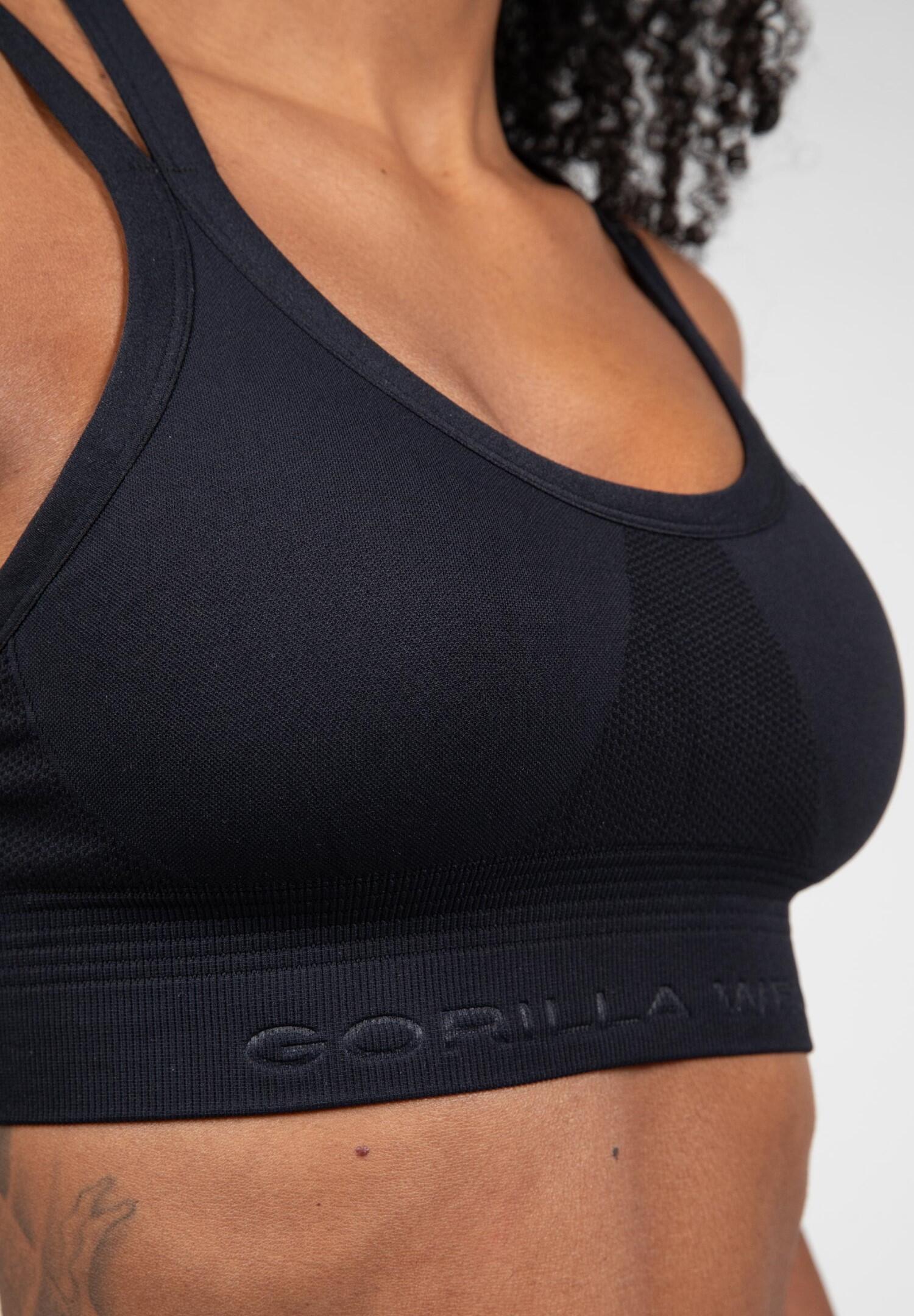 Whitney Sans couture Soutien-gorge de sport - Noir 4/6