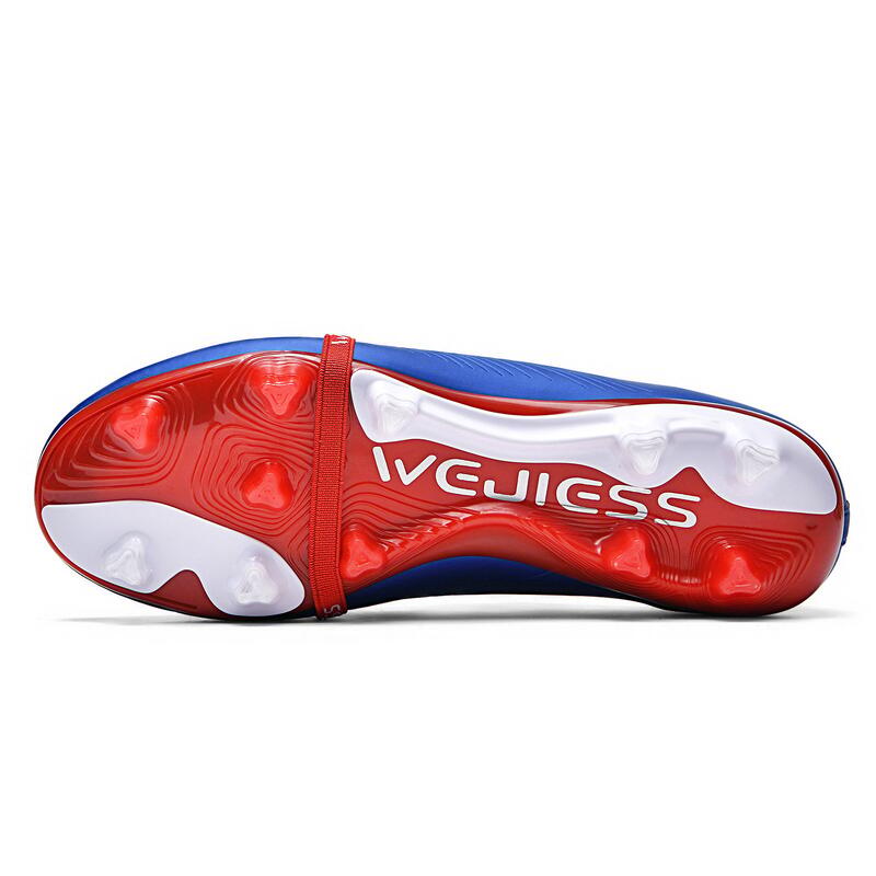 Ghete de fotbal MBrands 8.7 cu crampoane din plastic FG, albastru 40