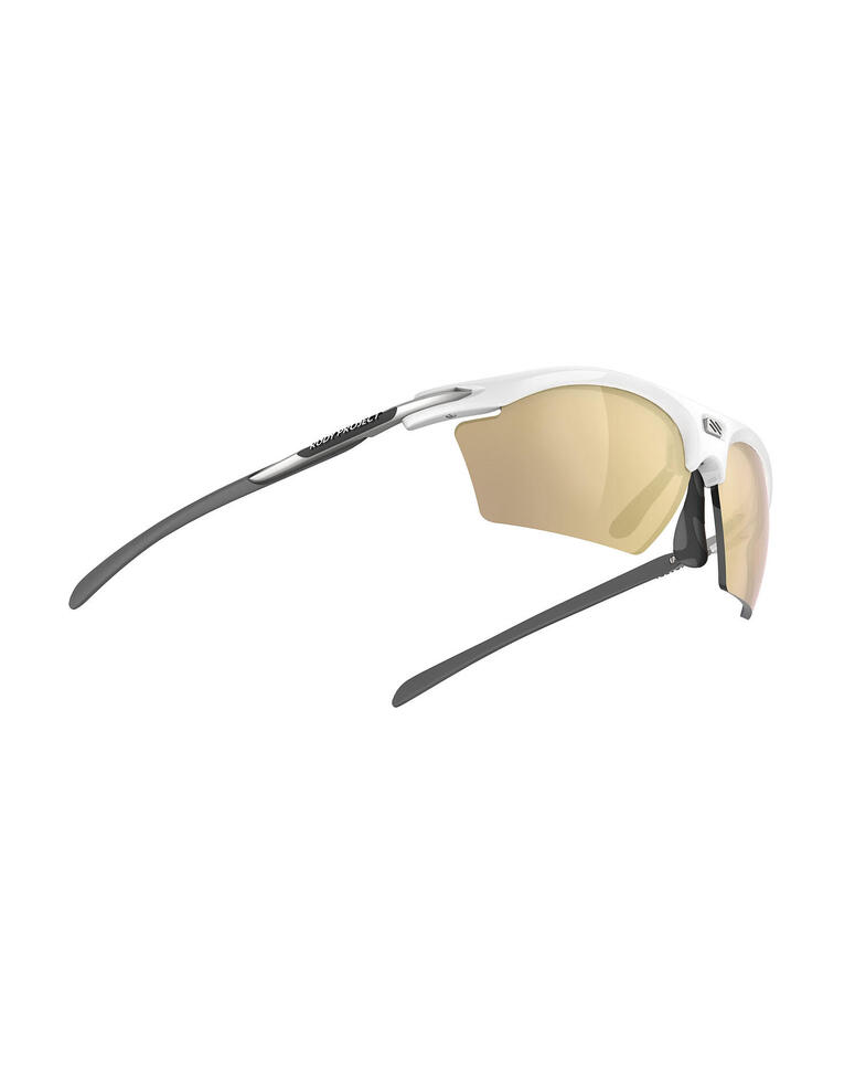 Okulary RUDY PROJECT RYDON SLIM WHITE GLOSS - MULTILASER GOLD
