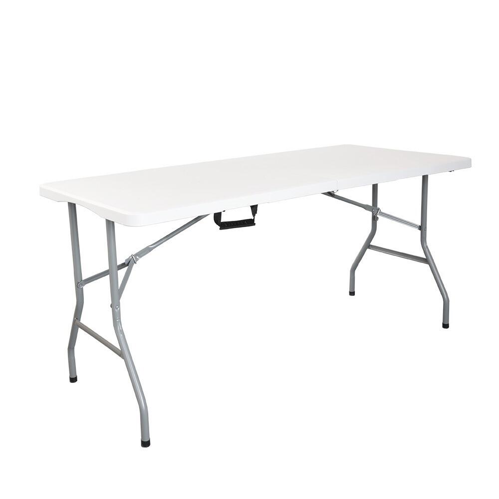 Mesa de Campismo Dobrável 152 x 70 cm - Plástico