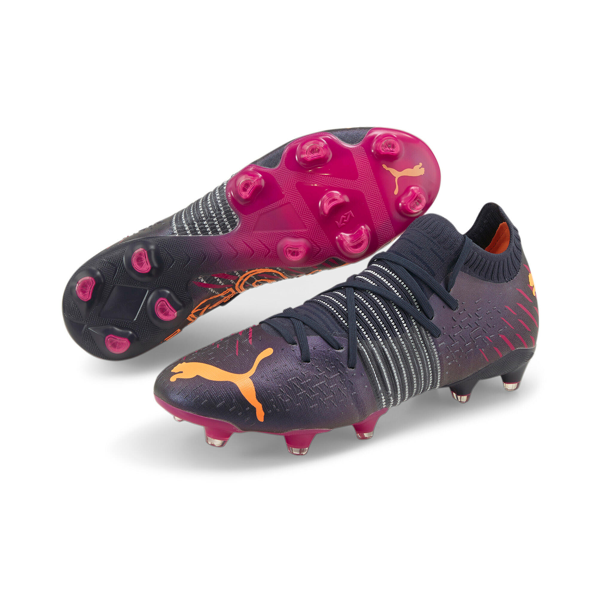 PUMA Puma Future Z 1.2 FG/AG Mens Black Football Boots
