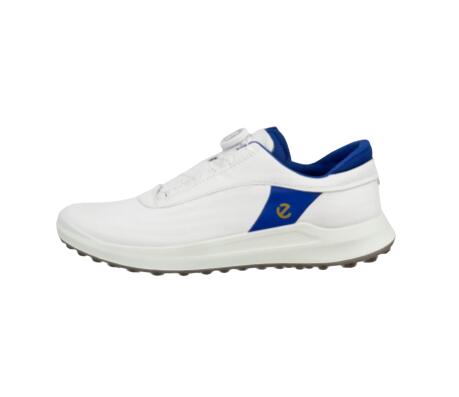 Ecco Men’s Core BOA, Zapatos de Golf Hombre, Blanco 2/3
