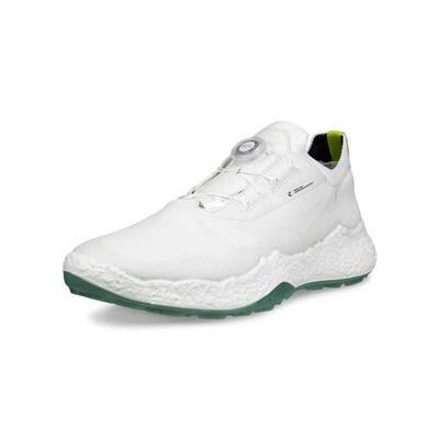 Ecco men's biom h5 boa. golfschoenen voor heren. wit/groen