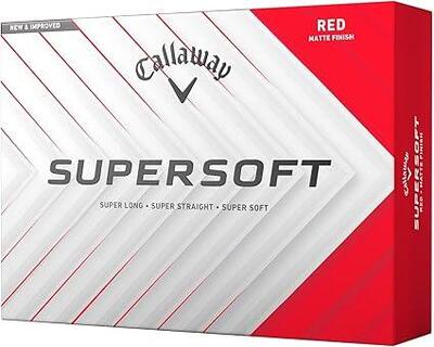 Callaway supersoft golfballen 12 pack oranje nieuw