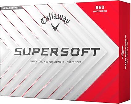 Callaway New Supersoft 25, Bolas de Golf de Colores, Rosa