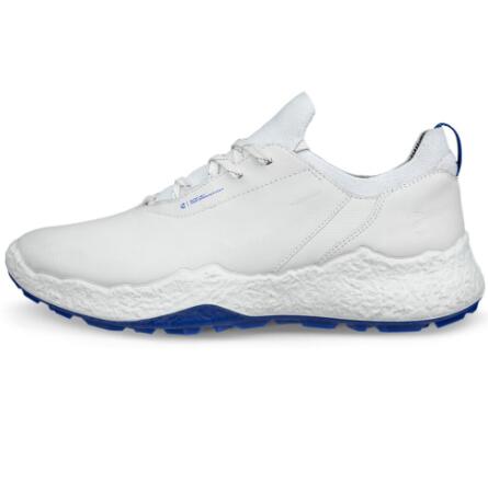 Ecco Men's Biom H5, Chaussures de golf pour hommes, blanches 3/6