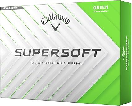 Callaway New Supersoft 25, Bolas de Golf de Colores, Rosa