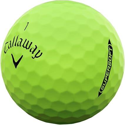 Pallina da golf Callaway New Supersoft 25 colorata, verde 4/4