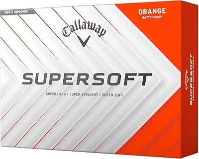 Callaway supersoft golfballen 12 pack oranje nieuw