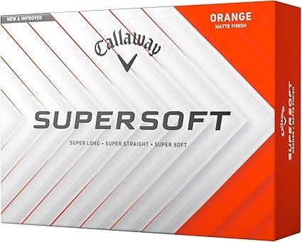 Callaway New Supersoft 25, Bolas de Golf de Colores, Rosa