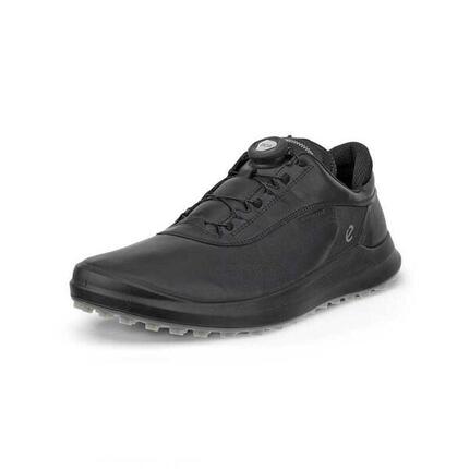 Ecco Men's Core BOA, Chaussures de golf pour hommes, noires