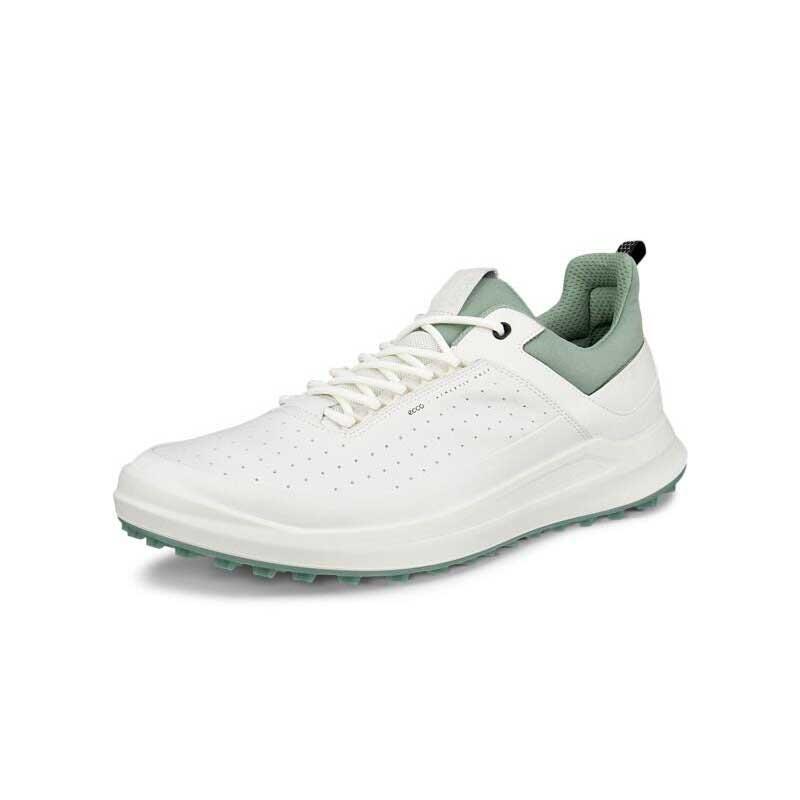 ECCO ECCO Mens Core 2025 Golfschoen, Wit/Groen