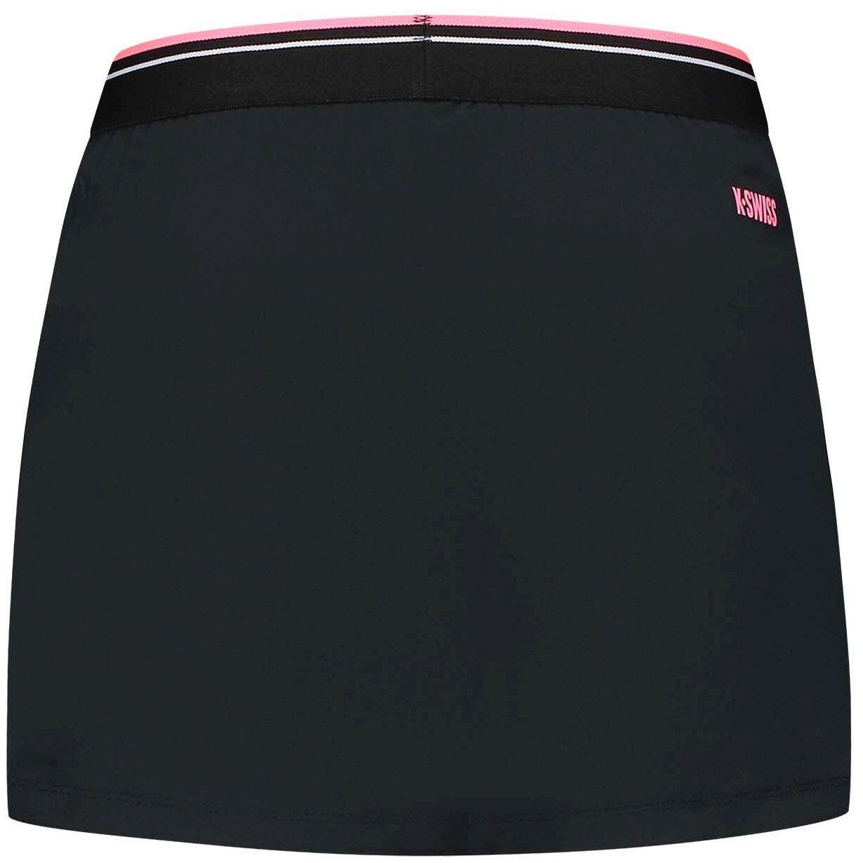 Falda de tenis y pádel mujer HYPERCOURT 6 K-Swiss negro 2/2