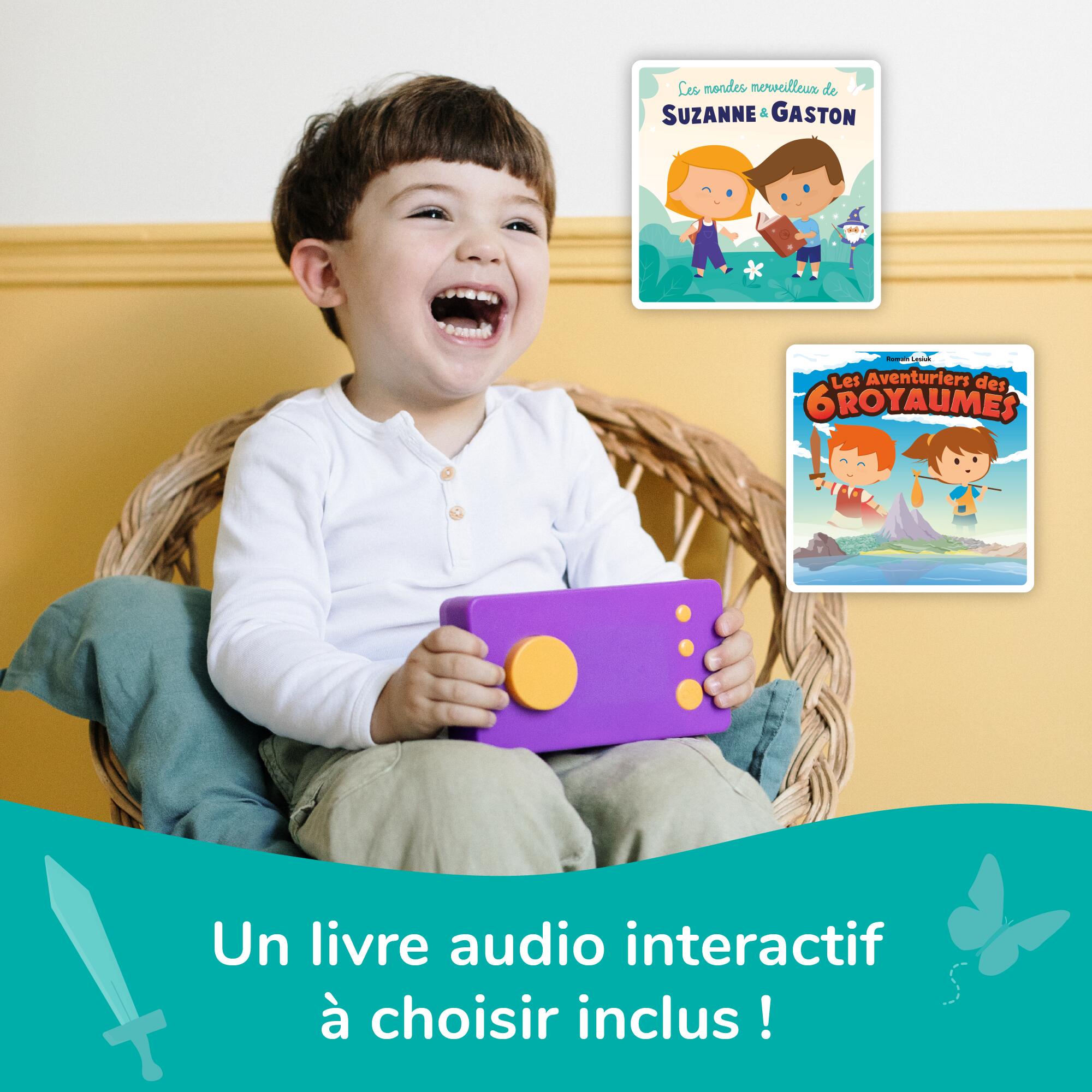 Lunii – Fabrique à Histoires violette avec coque assortie 3/6