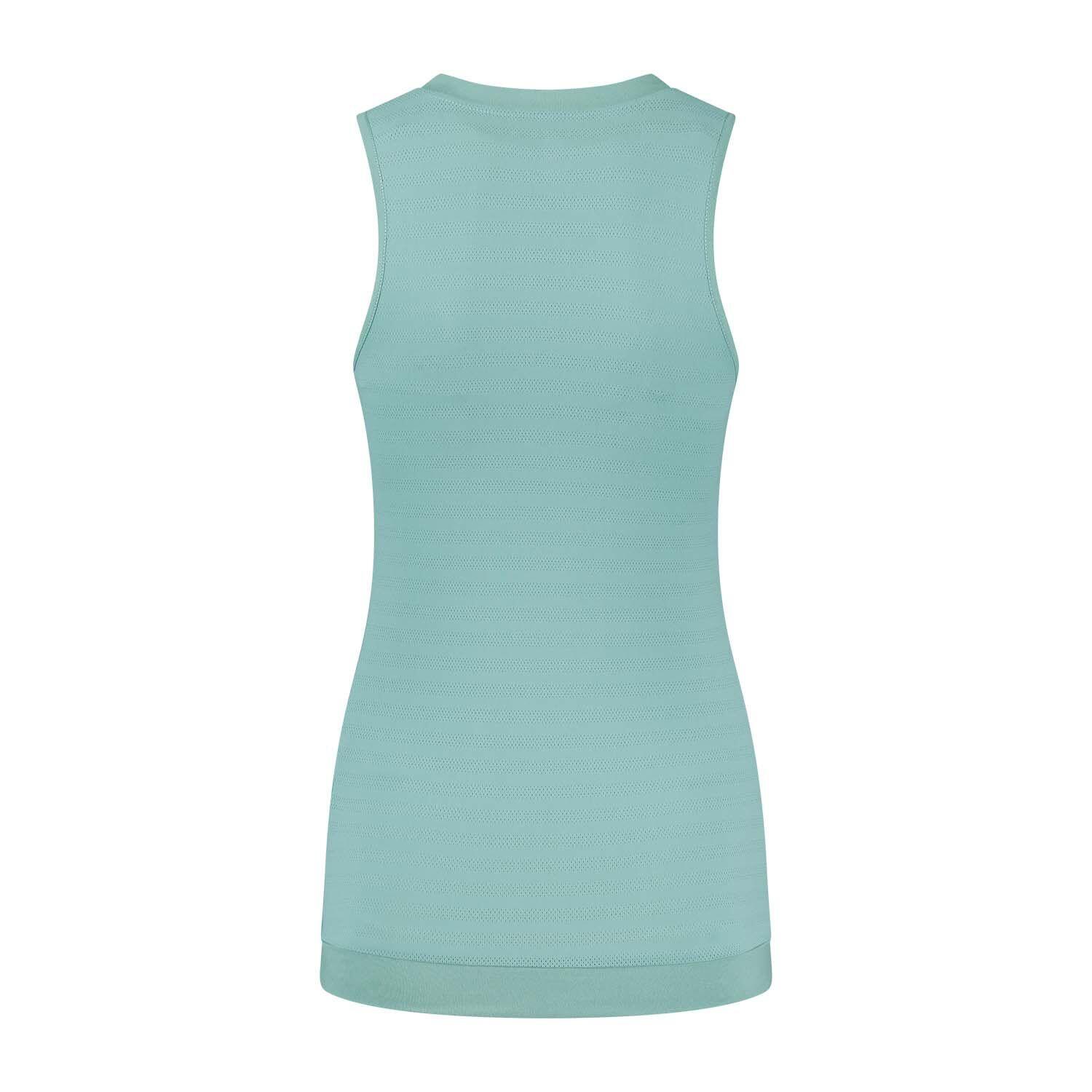 Camiseta de tenis y pádel mujer HYPERCOURT SINGLET 2 K-Swiss turquesa 2/2