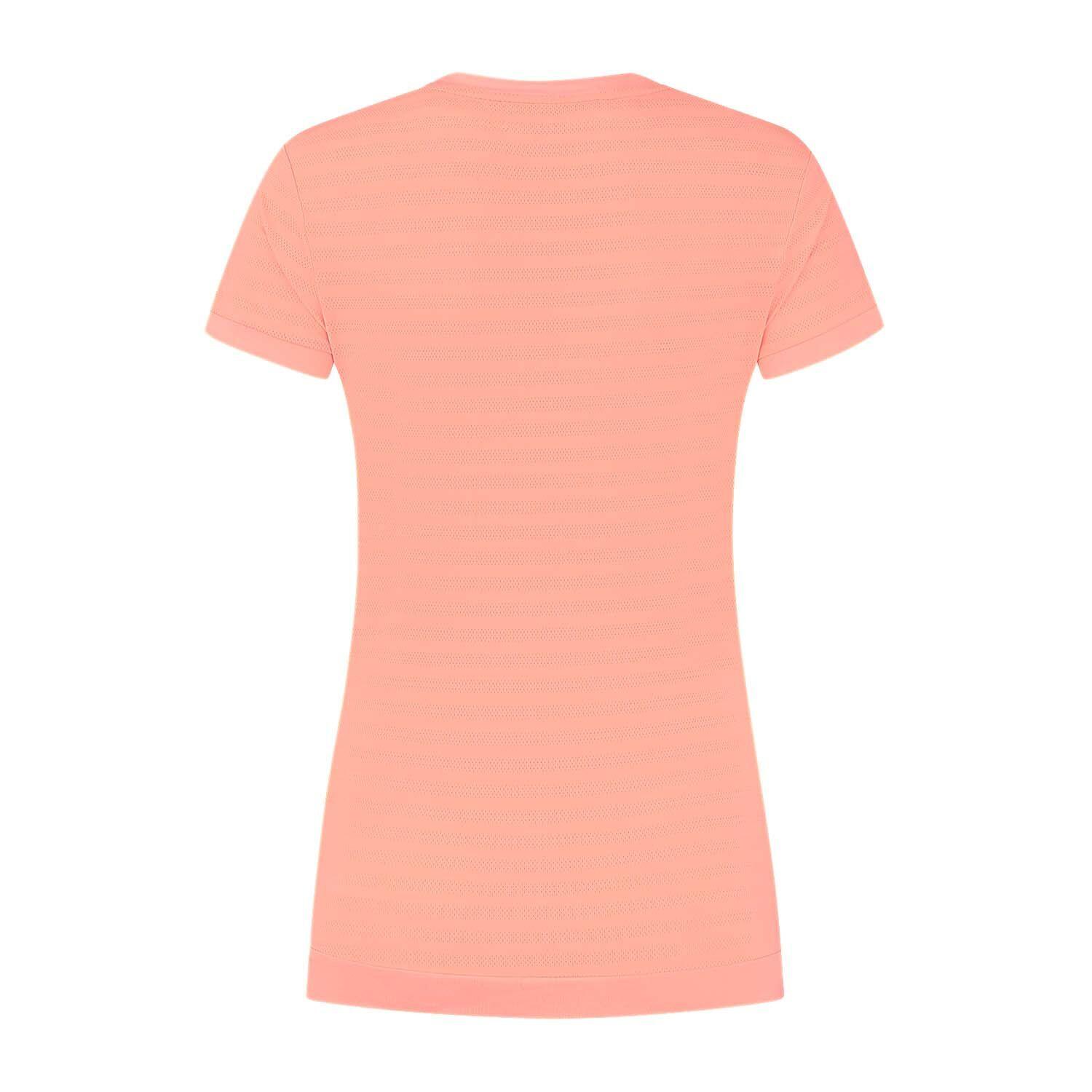 Camiseta de tenis y pádel mujer HYPERCOURT V/NECK K-Swiss coral 2/2