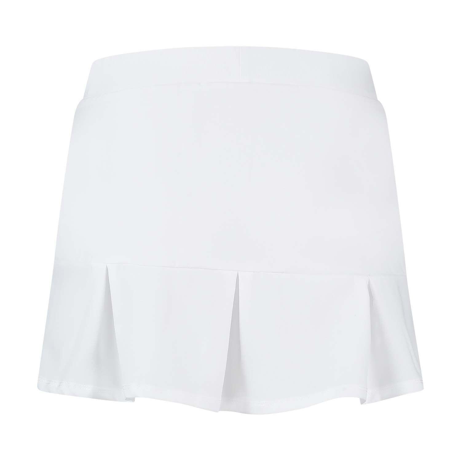 Falda de tenis y pádel mujer HYPERCOURT PLEATED 3 K-Swiss blanco 2/2