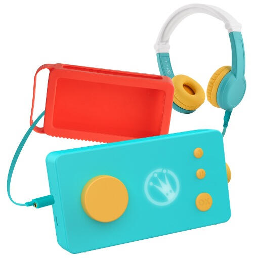 Lunii - Lunii - Ma Fabrique À Histoires Avec Casque Octave Et Coque Odile Orange - Appareil D'Endormissement - Orange - Taille Unique - Decathlon