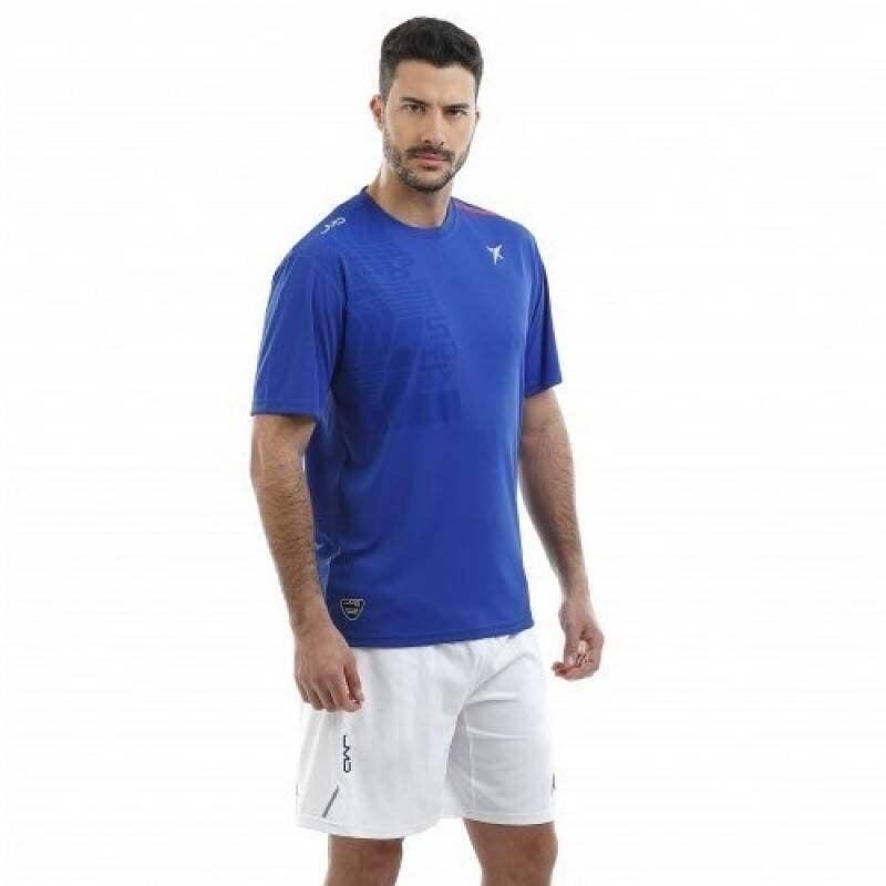 Camiseta Drop Shot JMD Heritage Azul 2/5