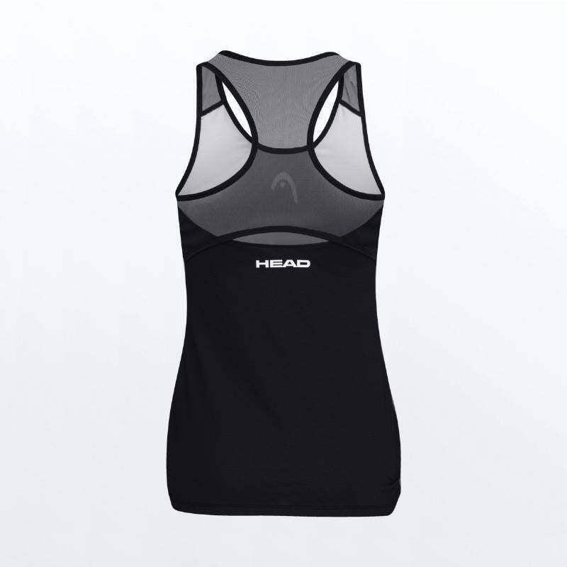 Camiseta Head Play Negro Print Padel Mujer 2/5