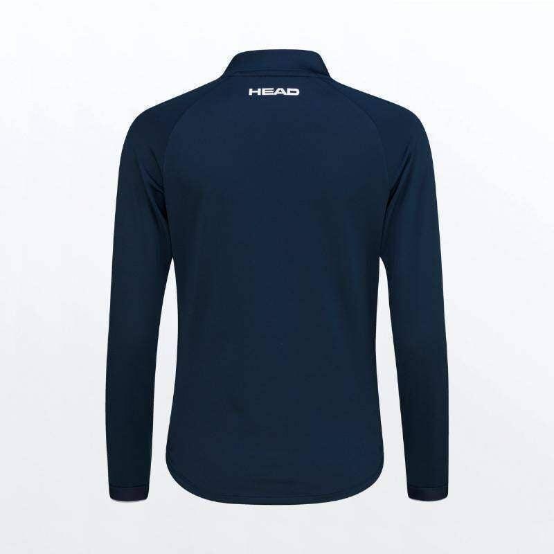 Jaqueta de disjuntor azul escuro estampa feminina 3/5