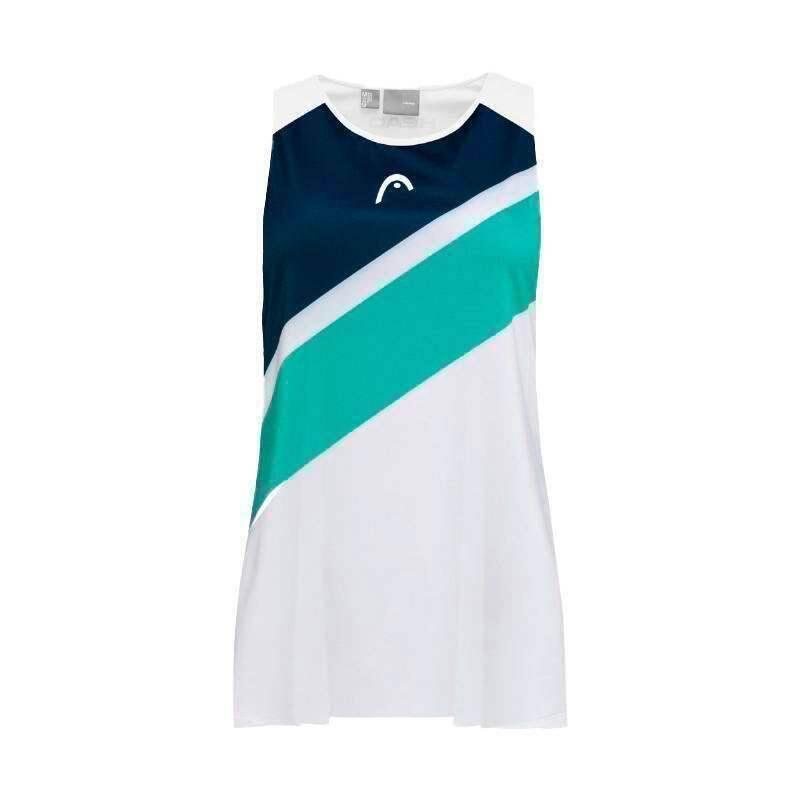 Camiseta Head Agility Estampado Verde Nilo Junior 1/5