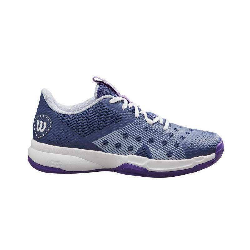 Zapatillas Wilson Hurakn Team Cobalto Lila Blanco Mujer 1/5