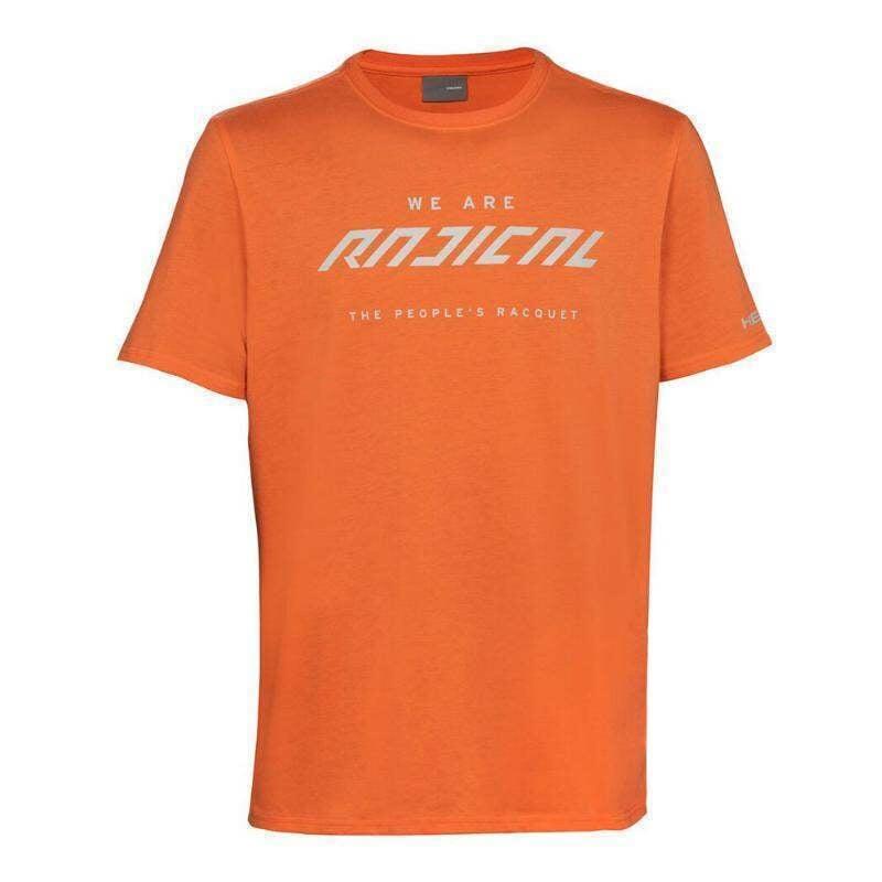 Camiseta Head Radical Naranja 4/5