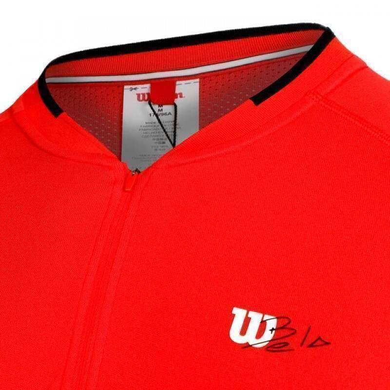 Camiseta Wilson Bela Seamless Ziphnly 2.0 Rojo 3/5