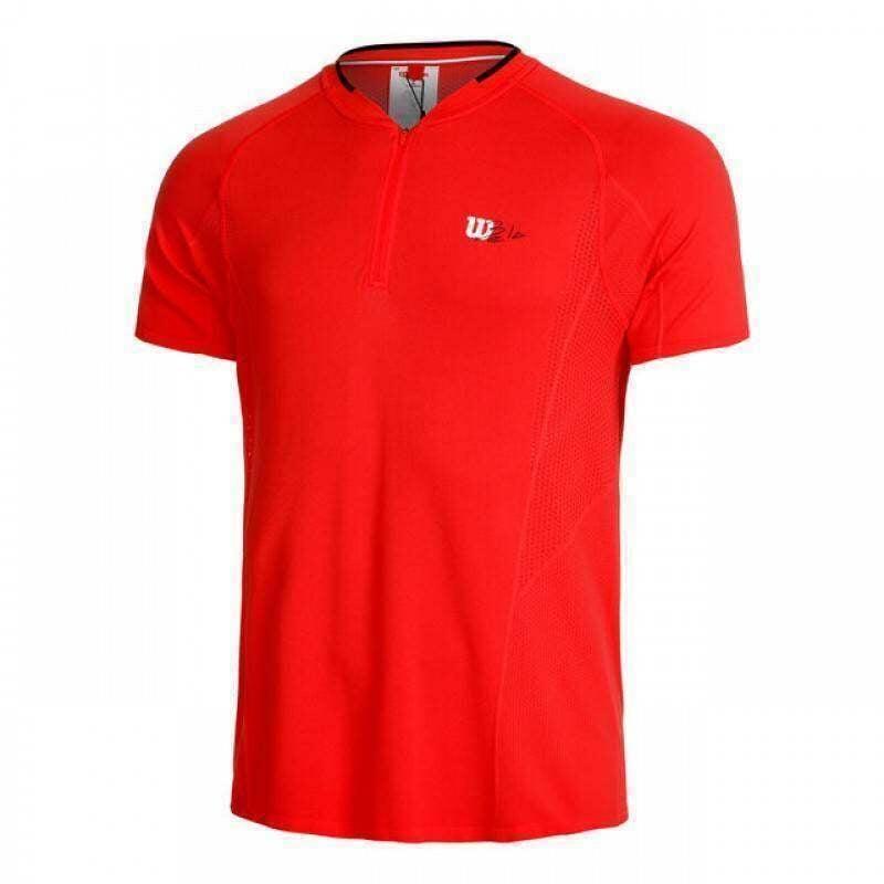 Camiseta Wilson Bela Seamless Ziphnly Rojo WILSON Decathlon