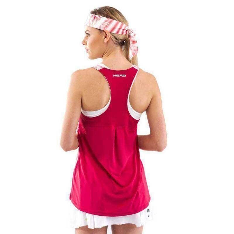 Camiseta Head Agility Tech Mora Blanco Print 3/5