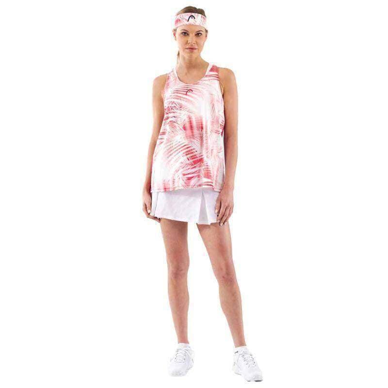 Camiseta Head Agility Tech Mora Blanco Print 5/5