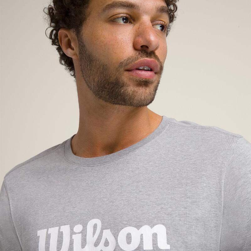 Camiseta Wilson Graphic Gris Blanco 2/5