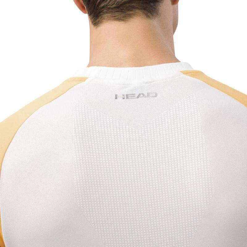 Camiseta Head Performance New York Blanco Banana 3/5