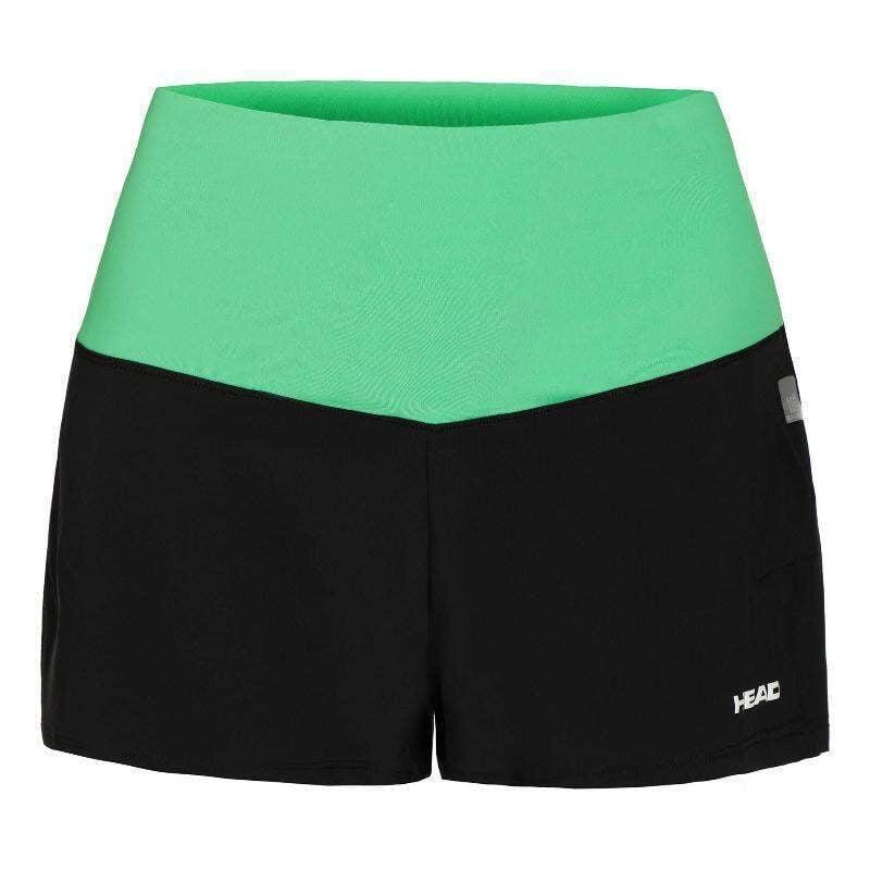 Short Head Dynamic Negro Verde Mujer 1/5