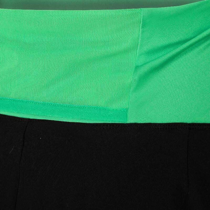Short Head Dynamic Negro Verde Mujer 3/5