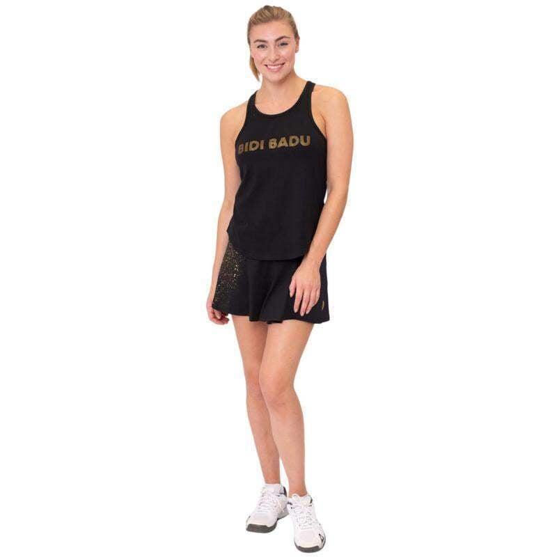 Camiseta Bidi Badu Paris Chill Negro Dorado Mujer 4/5