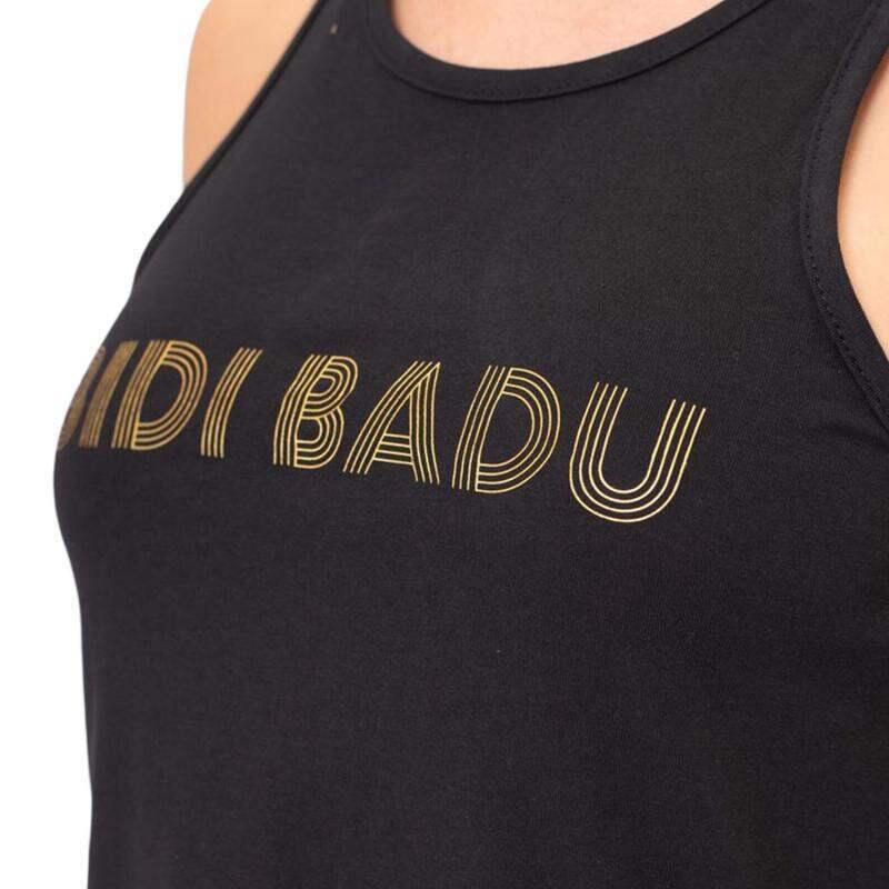 Camiseta Bidi Badu Paris Chill Negro Dorado Mujer 3/5
