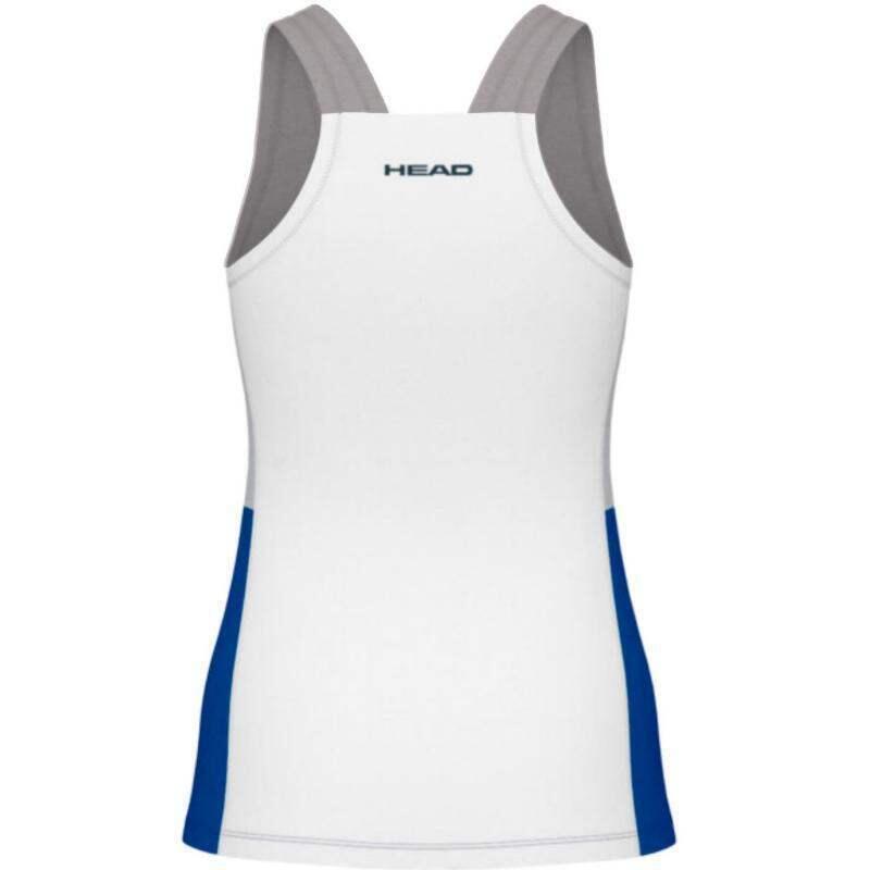 Head Play Tech T-Shirt Royal Blue Mulheres Brancas 2/5