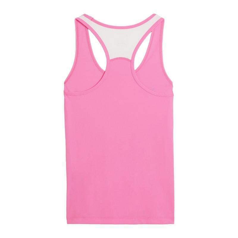 Puma Rosa Branco T-Shirt Feminina 2/5
