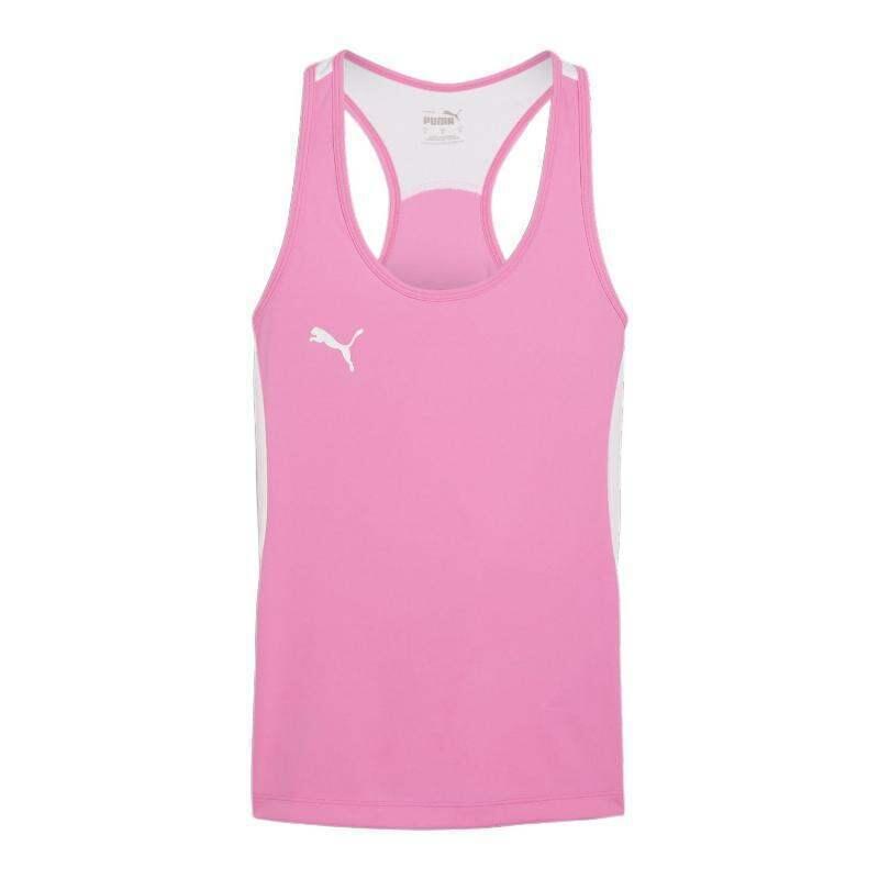 Puma Rosa Branco T-Shirt Feminina 3/5