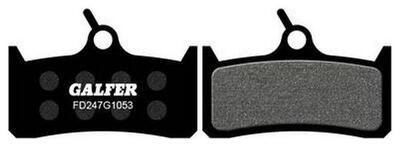 Paar galfer semi-metallic shimano deore xt m755 / hope mono 4 standaard remblokk