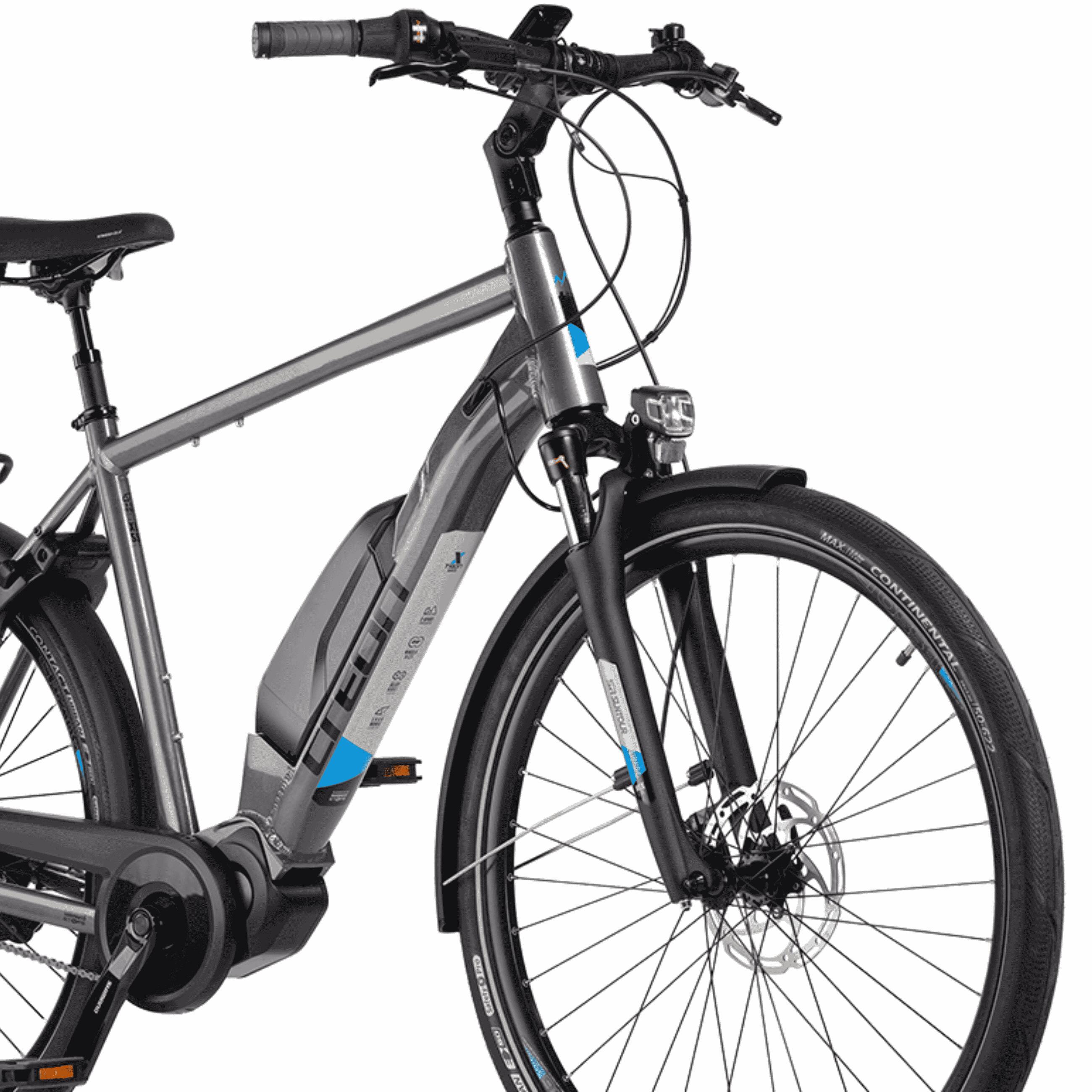 28" E-Bike Herren City Fahrrad X-Tron SR3 SHIMANO STEPS E-5000 418Wh 5 GANG 2/4