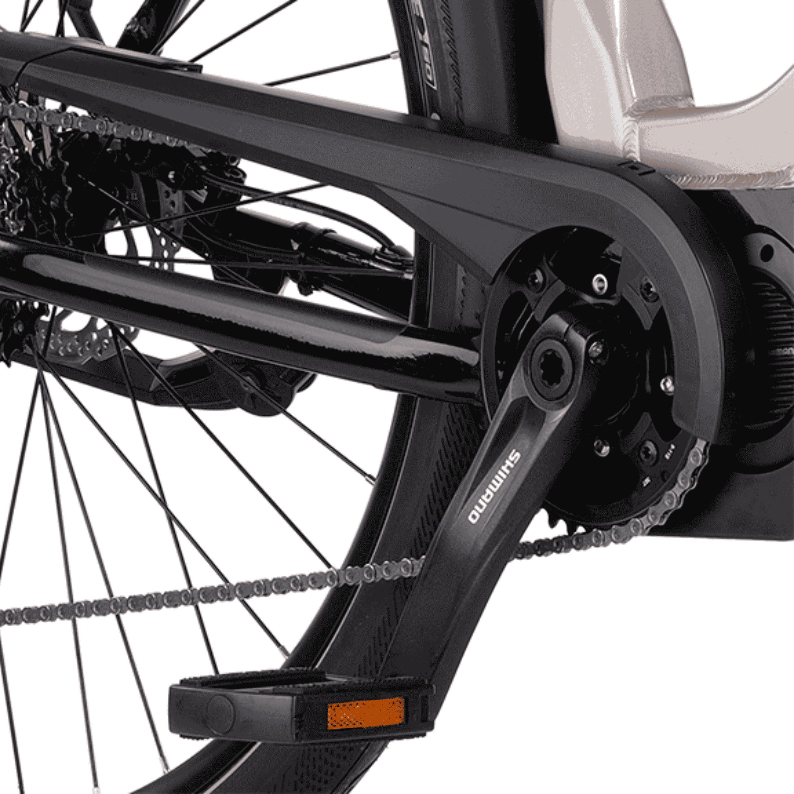 28"BICI ELETTRICA DA DONNA  LS TREKKING E-TOURING 12.8 CITY BIKE SHIMANO STEPS 4/4