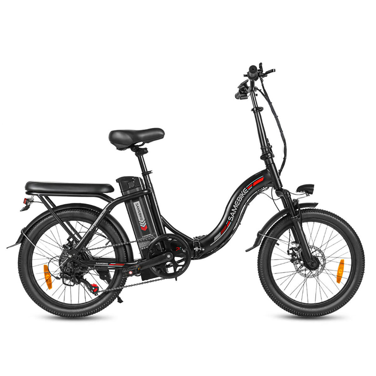 Bicicleta elétrica dobrável CY20 36V-12Ah (432Wh) - roda 20x2.35