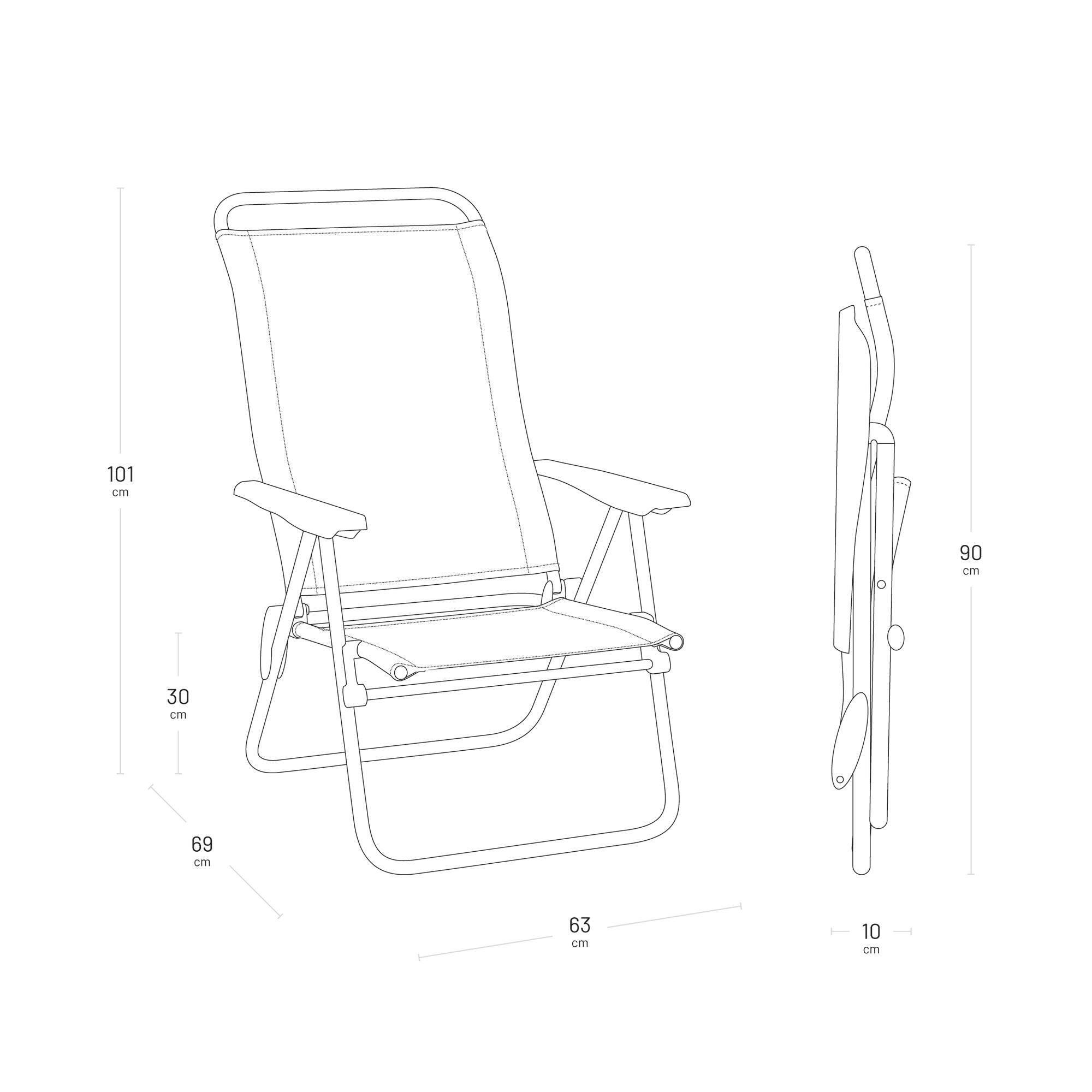 Fauteuil pliant ultra-léger - ALU LOW - Vert - Lafuma Mobilier 5/6