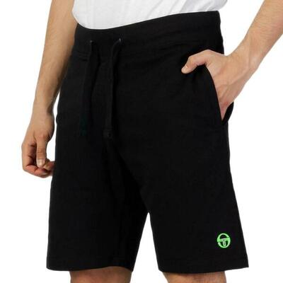Sergio tacchini fluo zwarte korte broek voor heren